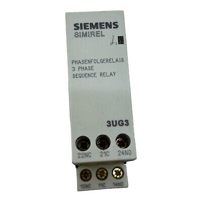 3 Phase Sequence Relay 3UG3511-1BQ50 240VAC | Siemens