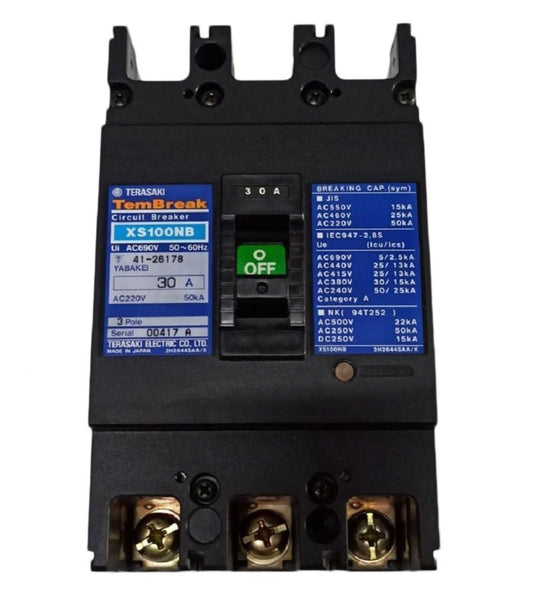 3-Pole Circuit Breaker-Terasaki TLJ-100E | Terasaki
