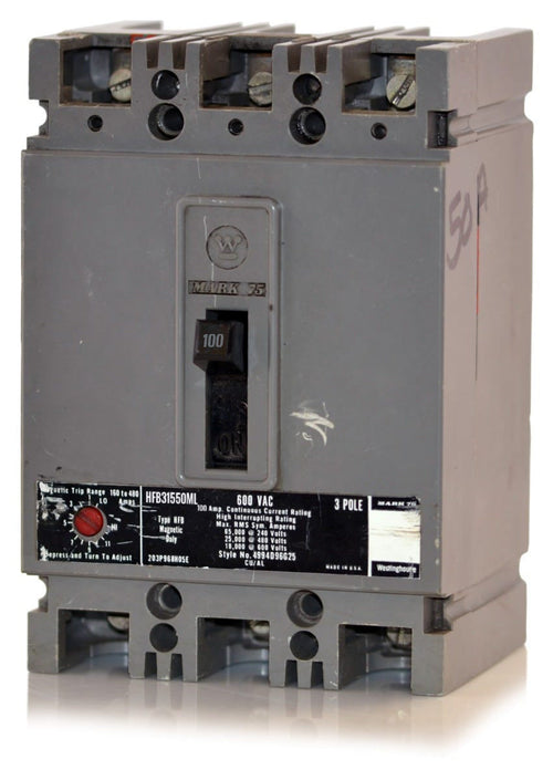 Westinghouse HFB31550ML 3 Pole Circuit Breaker - 100 Amp-Ram Automations