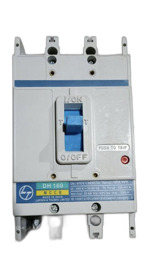 Larsen & Toubro Dn0-160Sd 3 Pole MCCB - 63A Circuit Breaker-Ram Automations