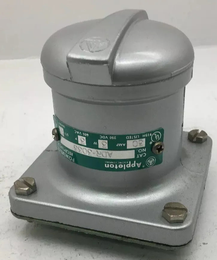 30-Amp 3-Wire 3-Pole Receptacle Style1 | Appleton ADR3033 Main image