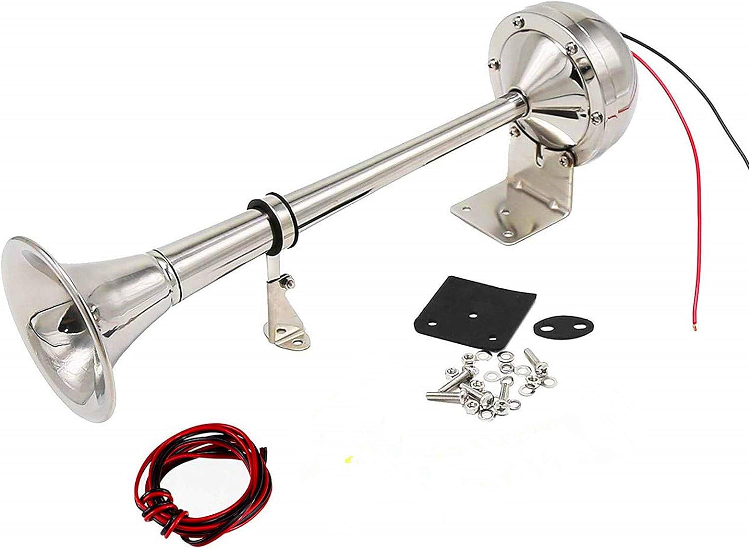304 Stainless Steel Horn 12V | Farbin Main image