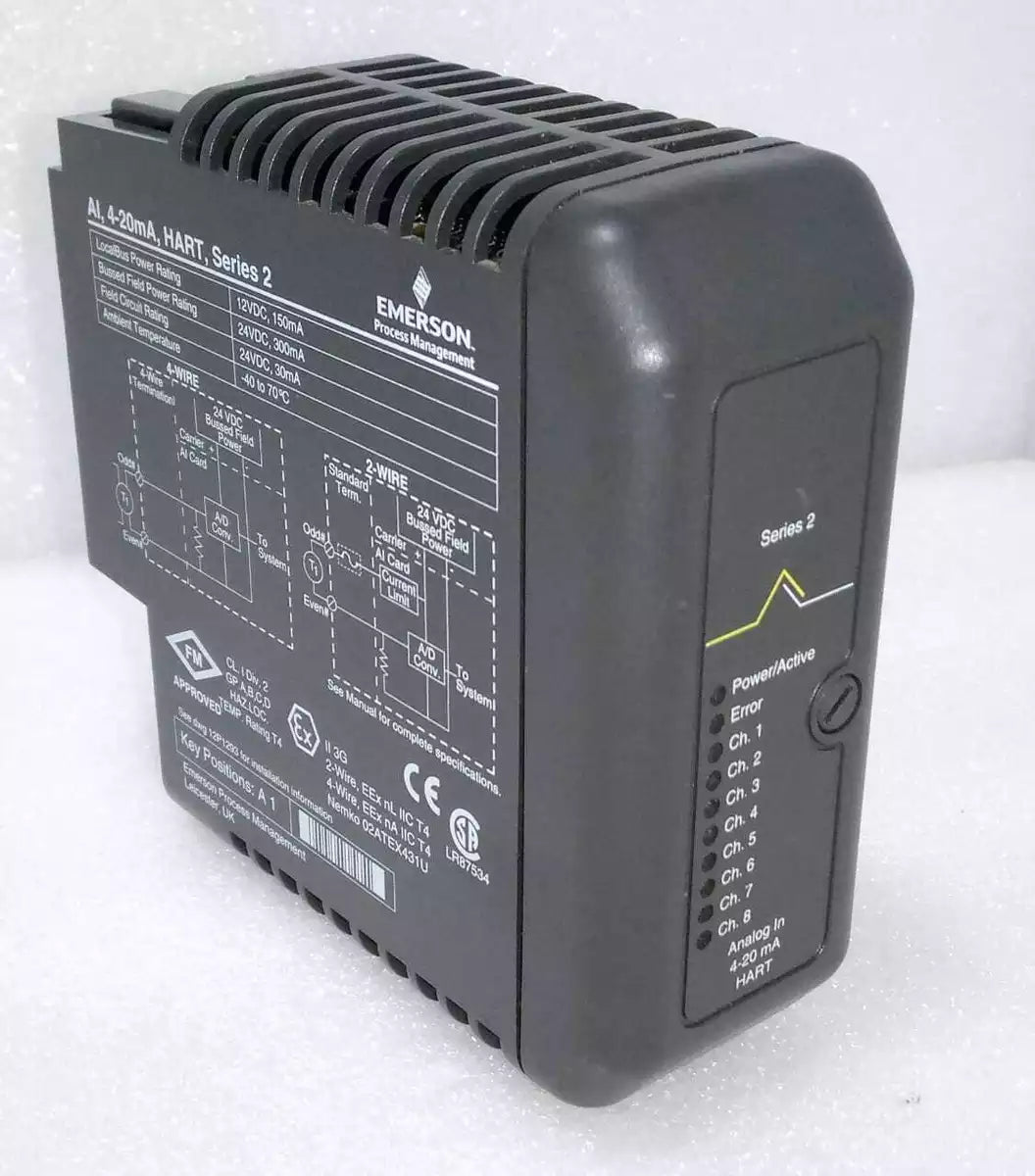 4-20mA Analog Input Module Fisher-Rosemount KJ3222X1-BA1 AI | Fisher-Rosemount