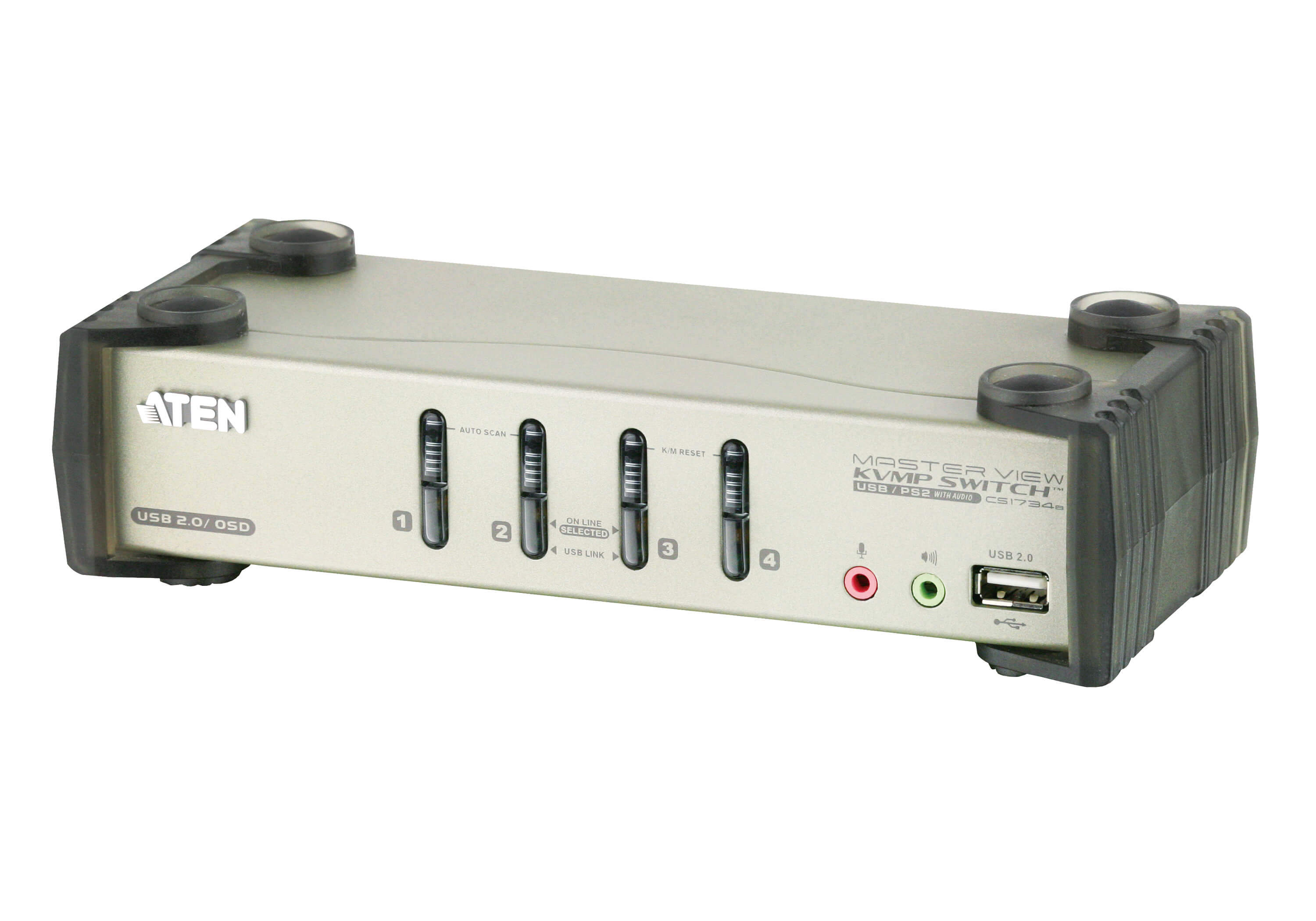 4-Port USB 2.0 KVMP Switch with OSD | ATEN Main image