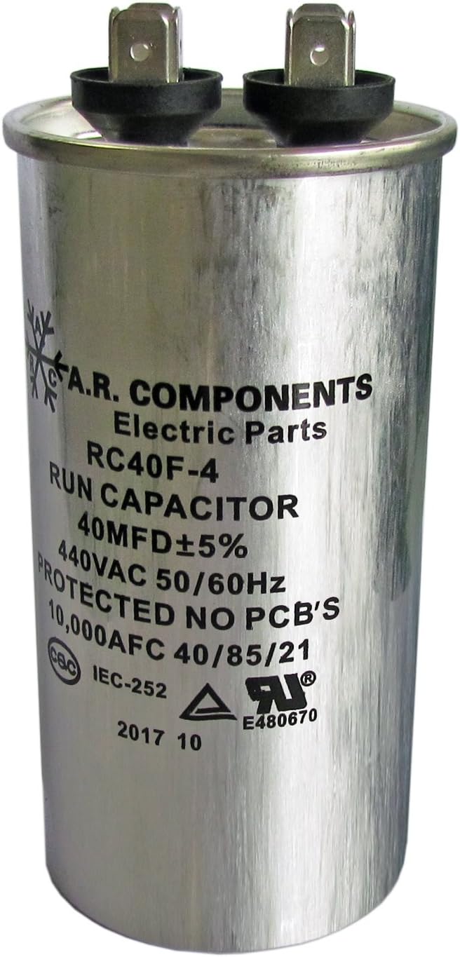 40 MFD 440 VAC Run Capacitor | Manitowoc Main image