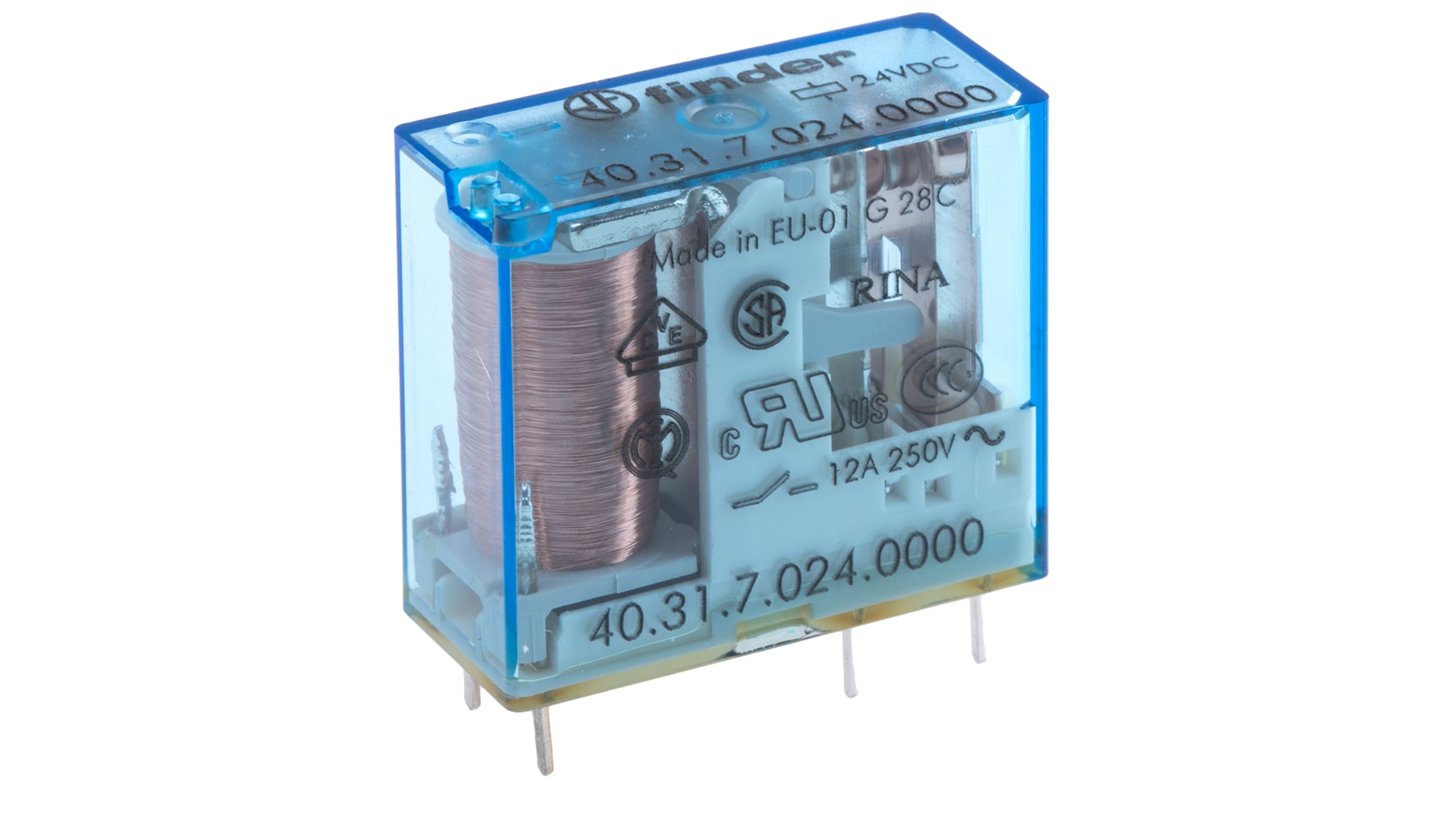 40.31S 10A 250VAC Coil 24VDC Relay | Finder Main image