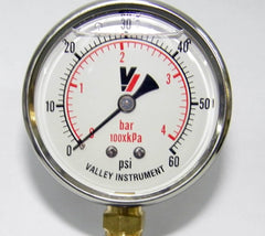 100XKPA-Valley Pressure Gauge | Valley