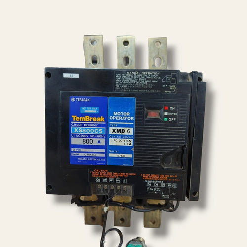 Terasaki Xs800Cs 800A Circuit Breaker - Tembreak Protection-Ram Automations
