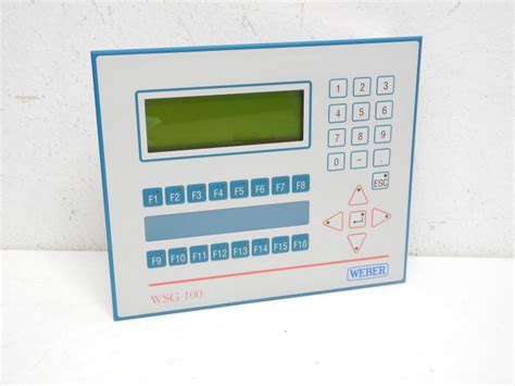 B&R 4D1042.00-K02 REV. C0 WEBER WSG 100 PLC HMI