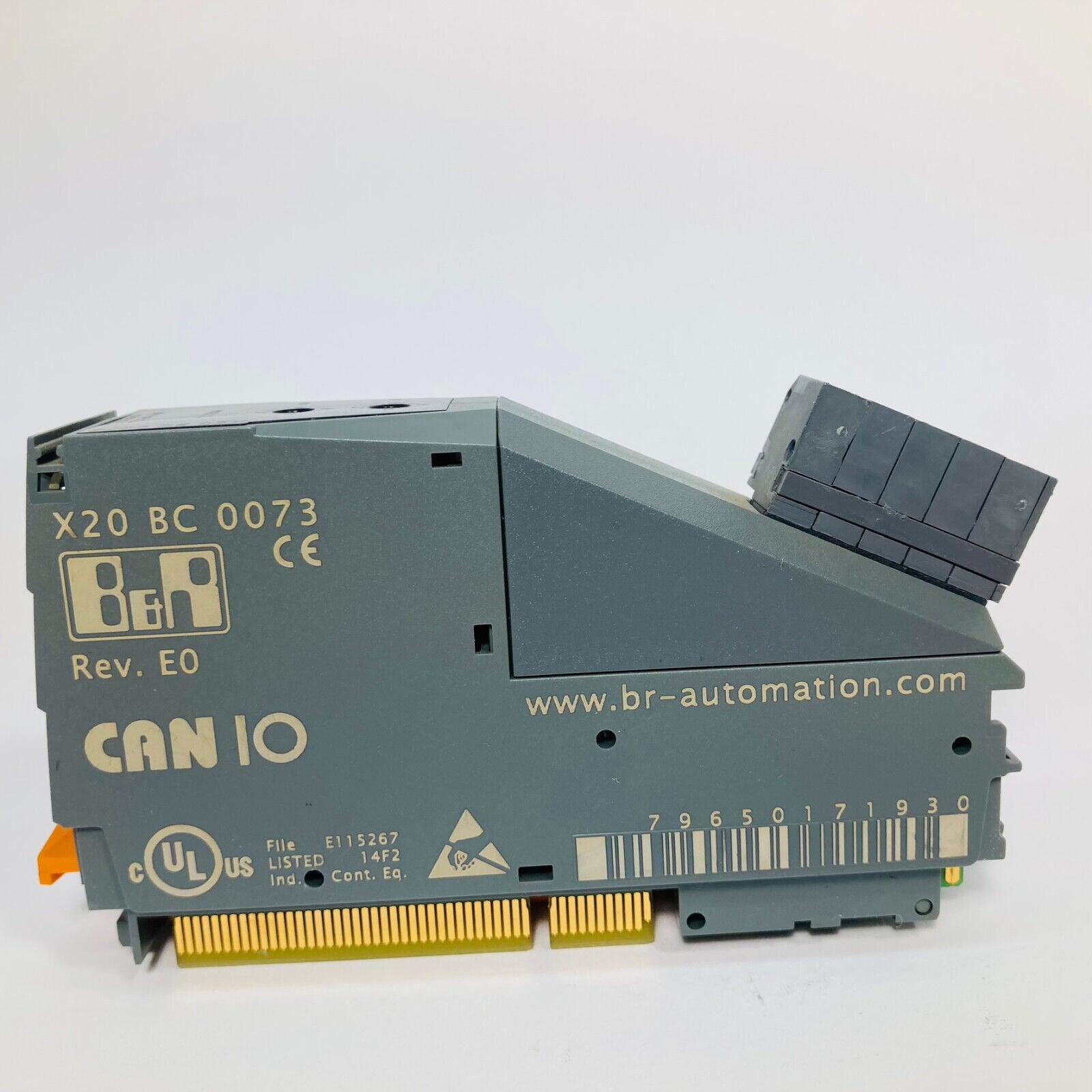B&R X20BC0073 REV. H0 X20 BC 0073 PLC Main image