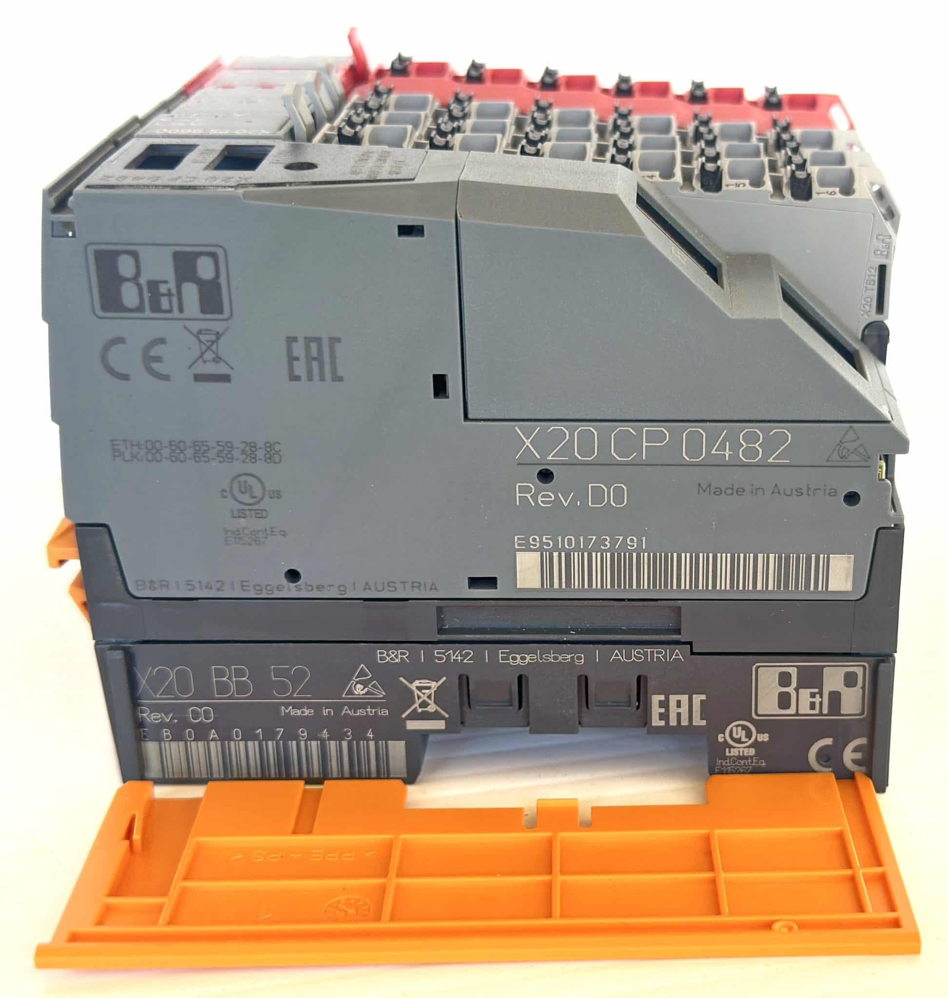 B&R X20CP0482 Rev. F0 X20 CP 0482 PLC