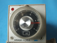 0 To 5 Min Timer Relay Omron H3Ba-8H 100/110/120V-ac