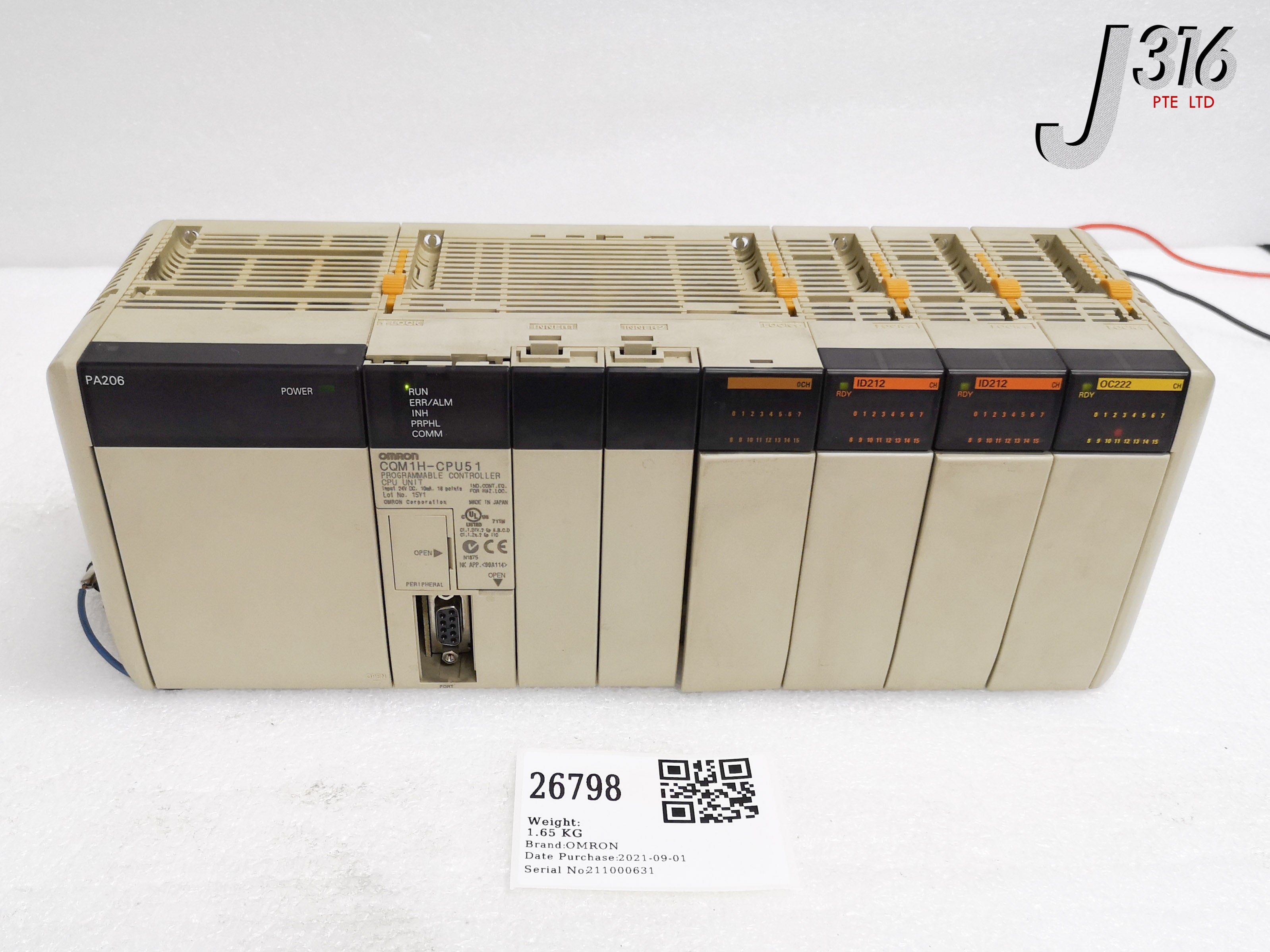 OMRON CQM1H-CPU11: Industrial Automation Controller - Ram Automations