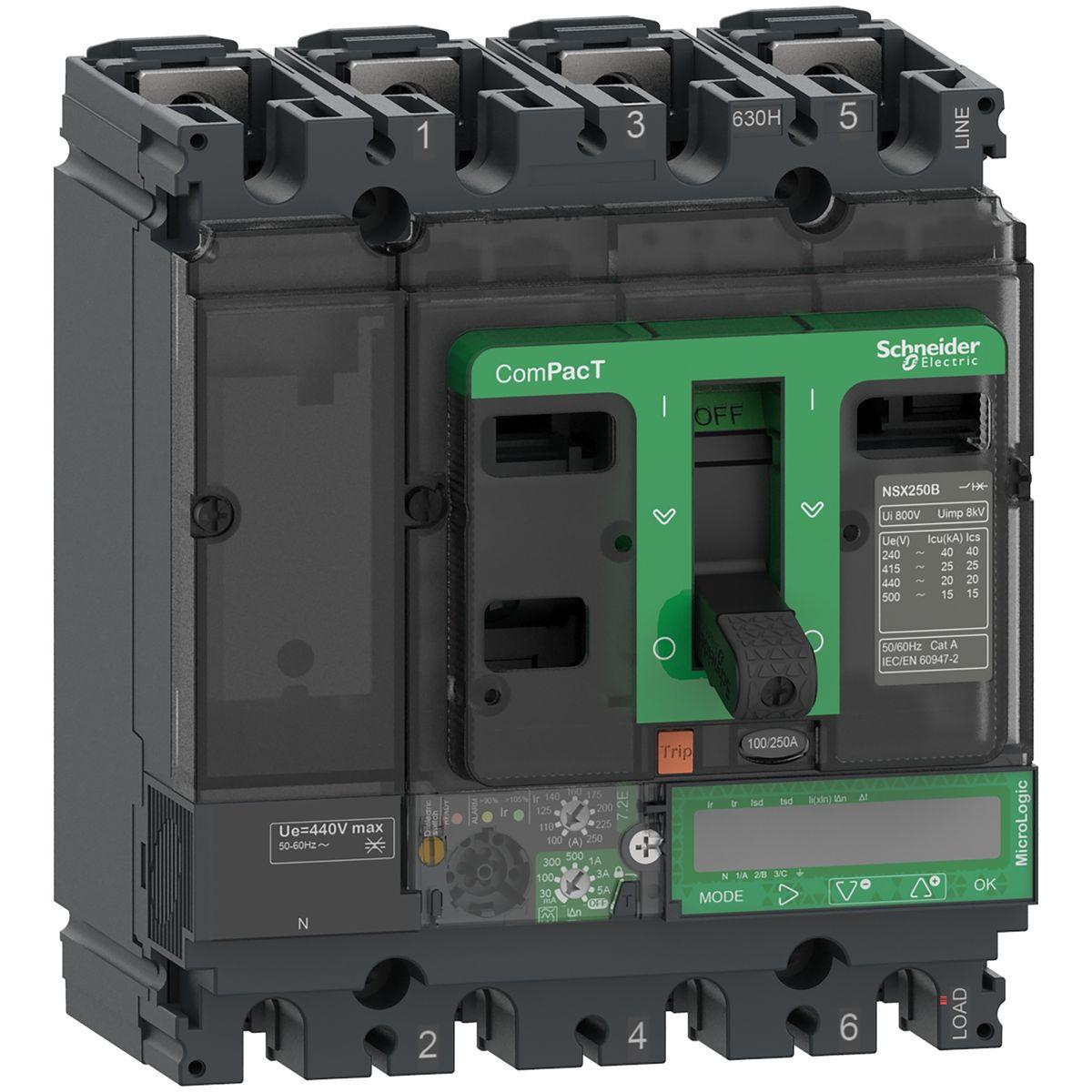 SCHNEIDER ELECTRIC C10N4TM016 4P4T TM16D CompacT NSX Main image