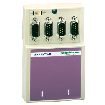 Schneider Electric TSXCANTDM4 PLC MODULE