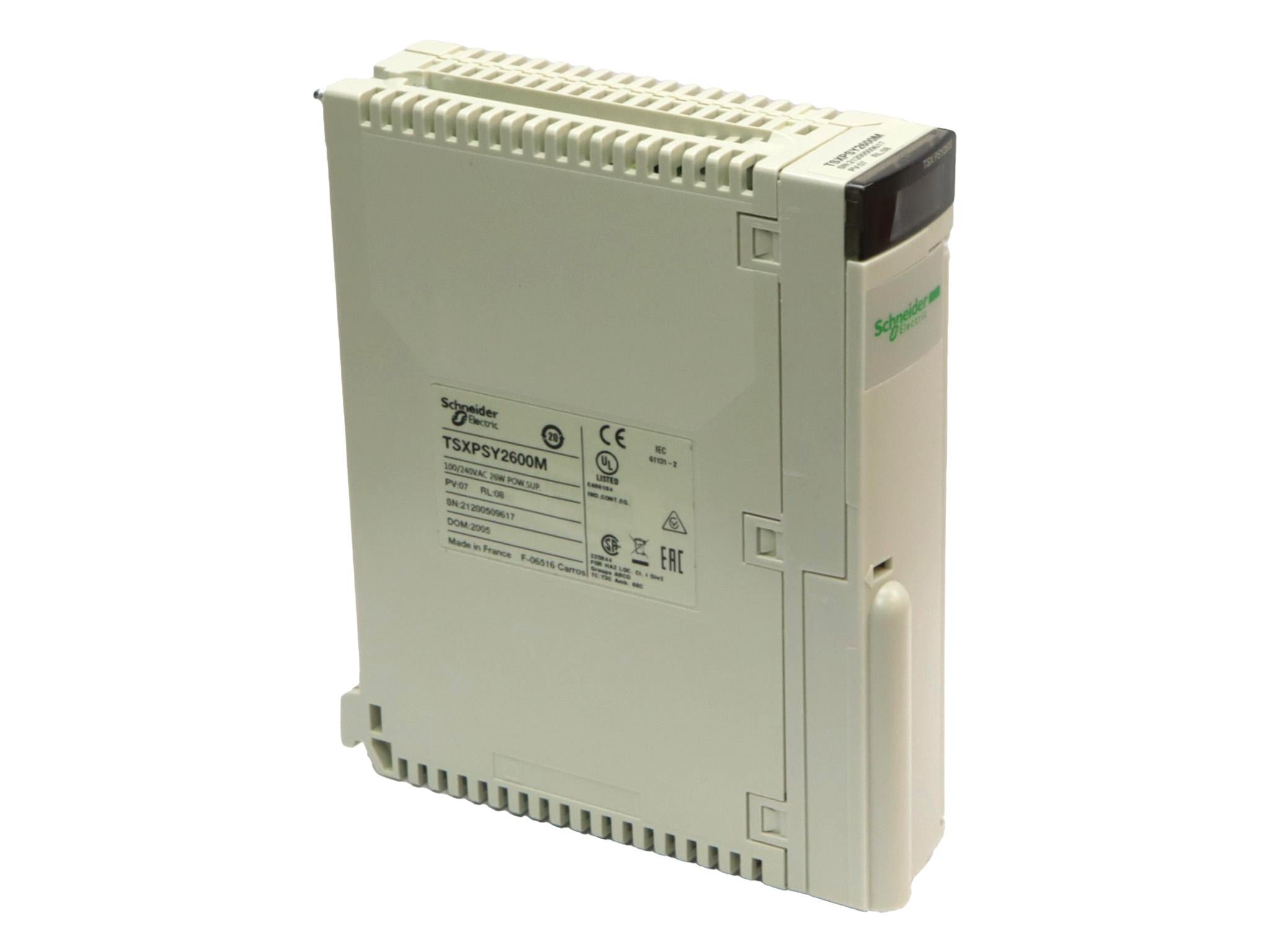 Schneider Electric TSXPSY2600 PLC MODICON TSXPSY2600M POWER SUPPLY Main image