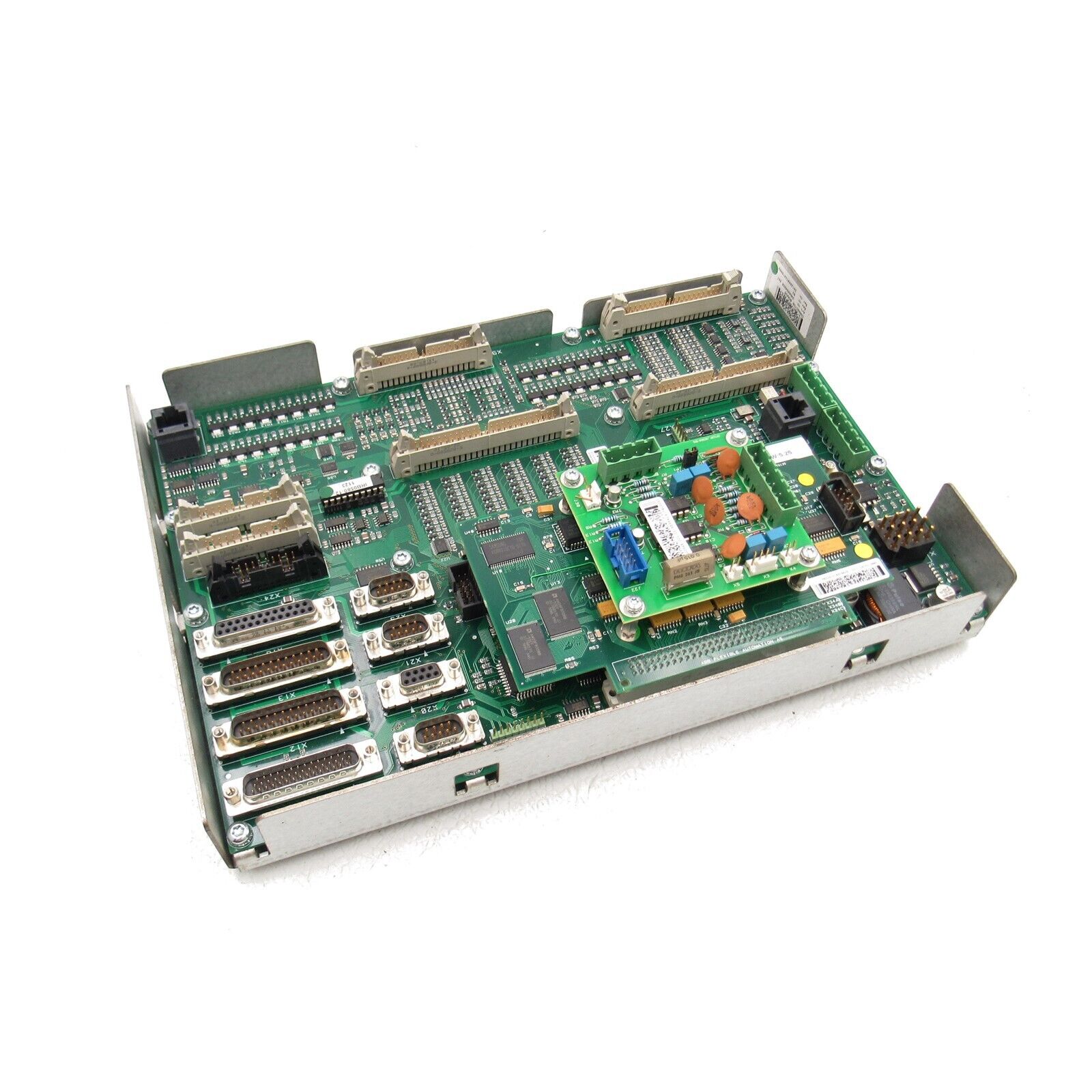 ABB CONNECTOR BOARDS 3HNA004958-001 featuring multiple connectors and a green circuit board Main image