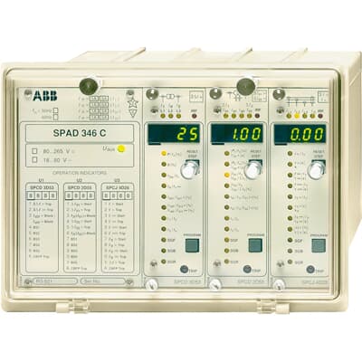 ABB SPAD 346 C-FA Relay for Stable Differential Protection