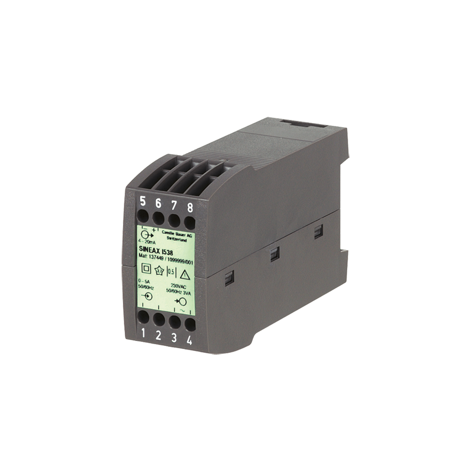 AC Current Transducer Sineax I538 | Camille Bauer Main image