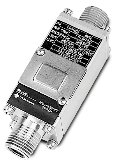 Adjustable Pressure Switch - Itt Neo-Dyn 200Pis 96