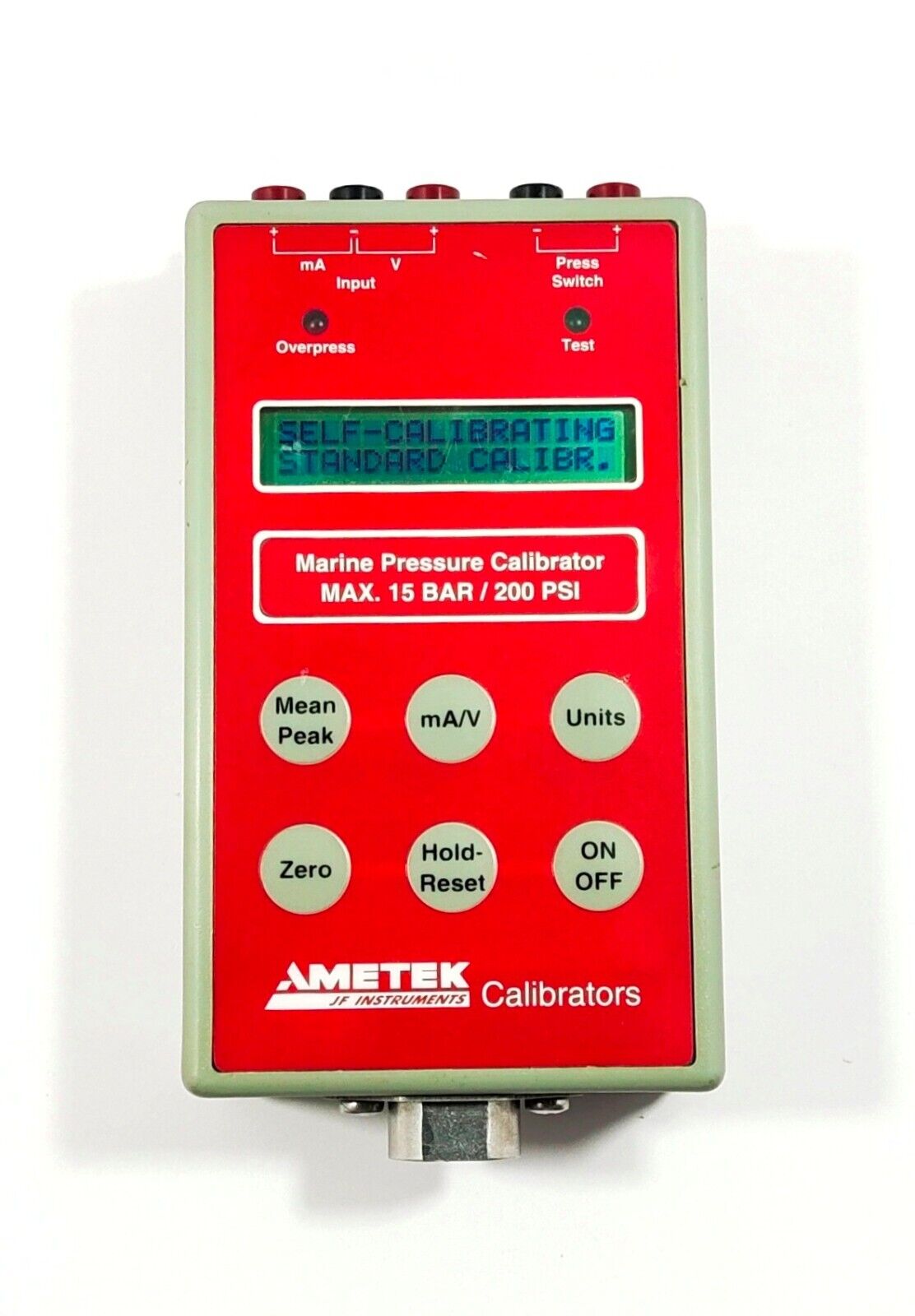 AMETEK MPC 15 Bar Marine Pressure Calibrator Pump - Max 15 Bar/200 PSI
