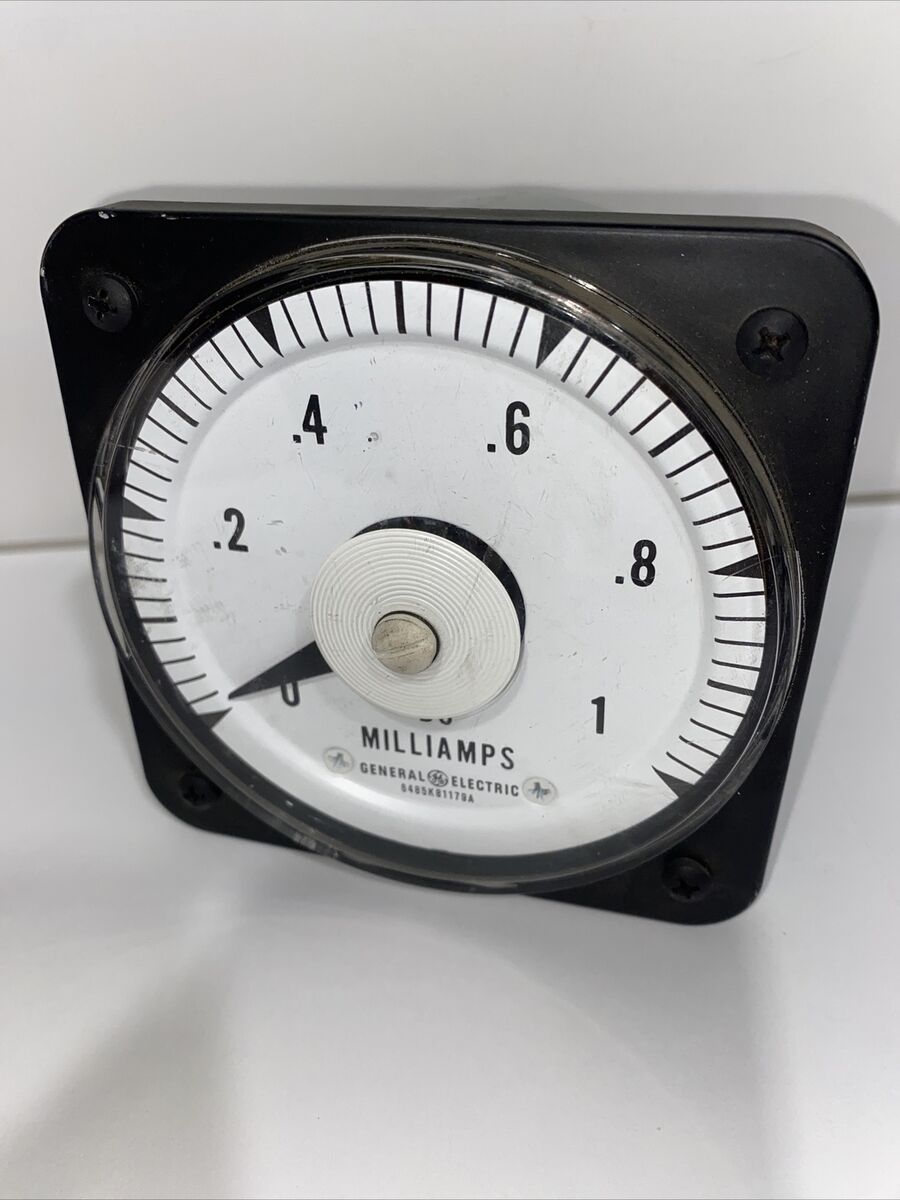 Ammeter General Electric DB40 DC 1-0-1 MA Main image