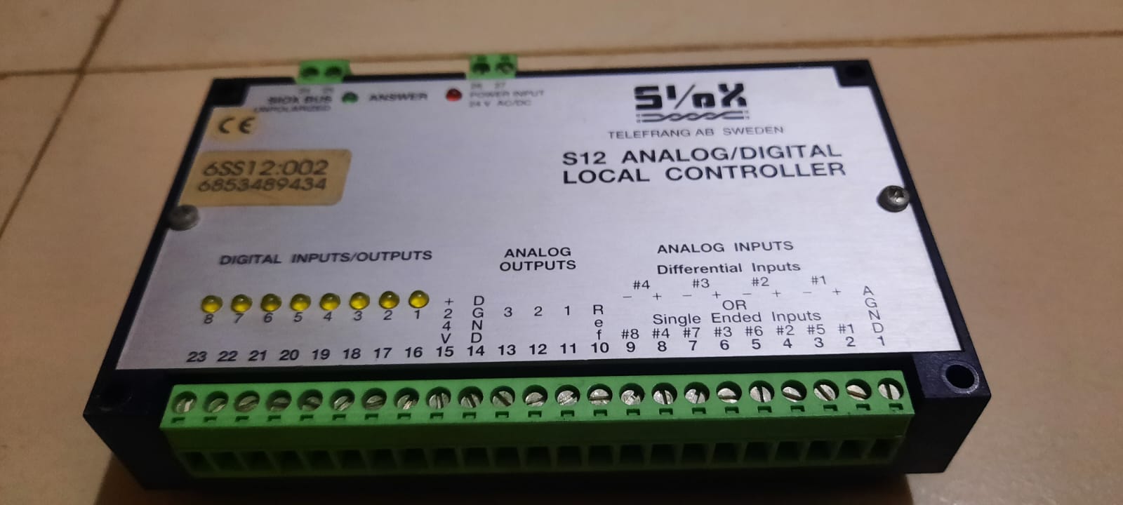 Analog/Digital Local Controller for Telefrang S12