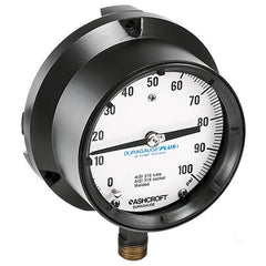 0 to 80000 PSI Dial Pressure Gauge - Ashcroft AISI 316 Socket Welded