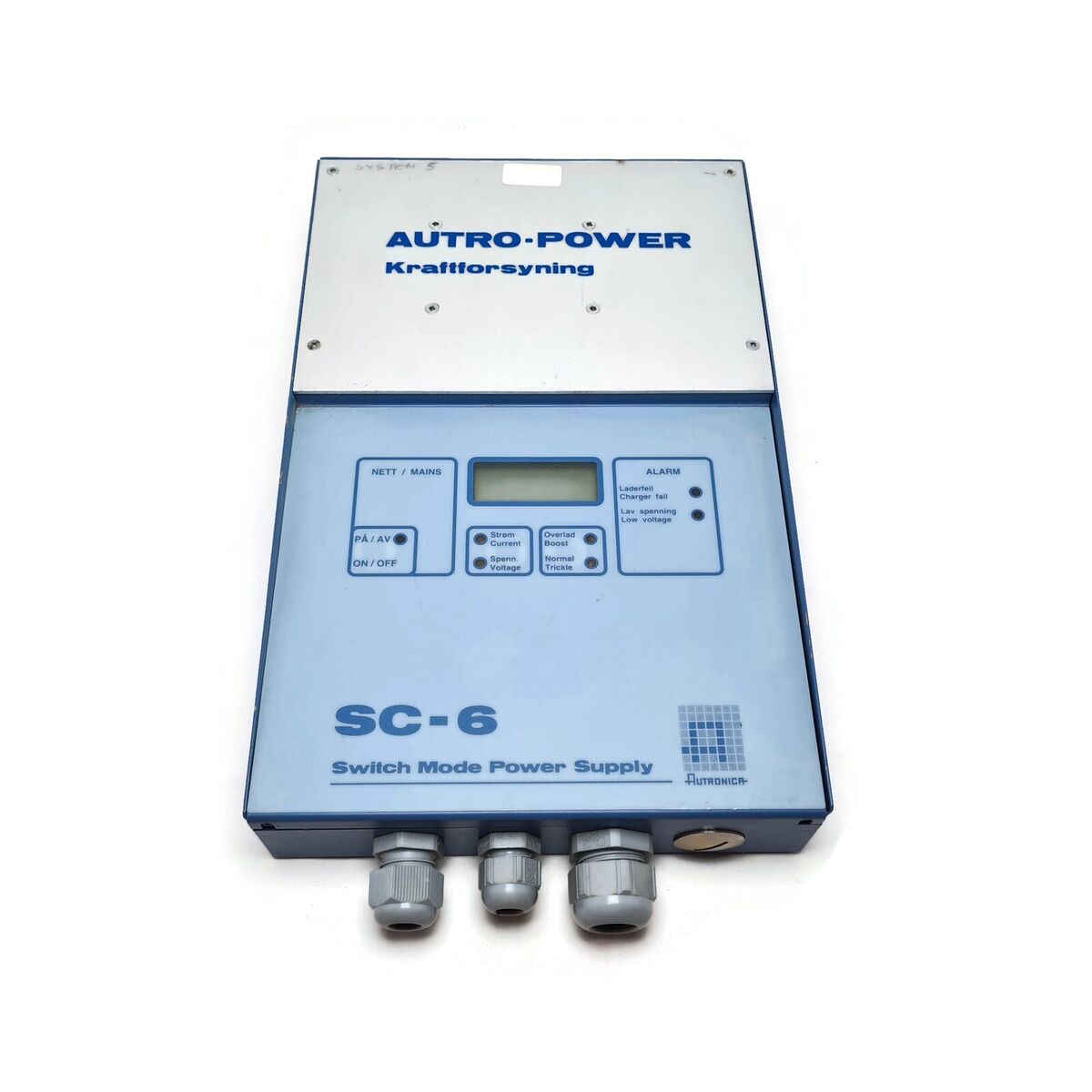 AUTRONICA BATTERY CHARGER/POWER SUPPLY SCS-6/1-24 | AUTRONICA Main image