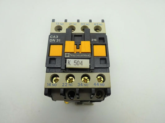 Auxiliary Contactor Relay 500V Telemecanique Ca3 Dn 31