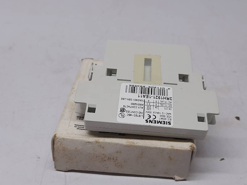 Auxiliary Switch Block 10A 500V-3Rh1921-1Ea11 Siemens Main image