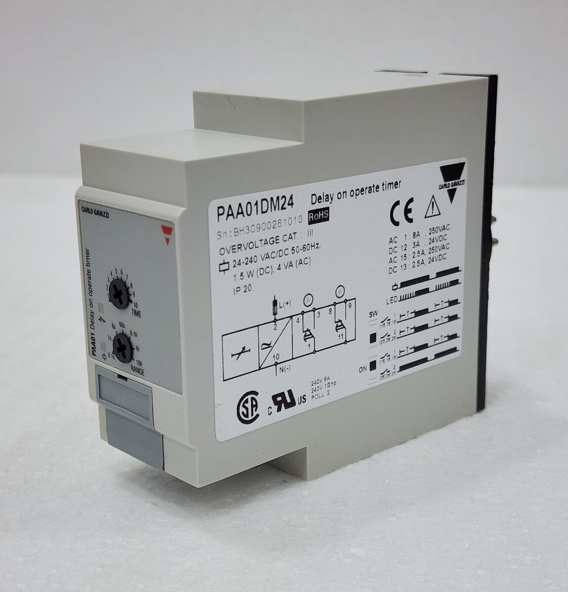 Carlo Gavazzi Delay Timer PAA01DM24 | Carlo Gavazzi