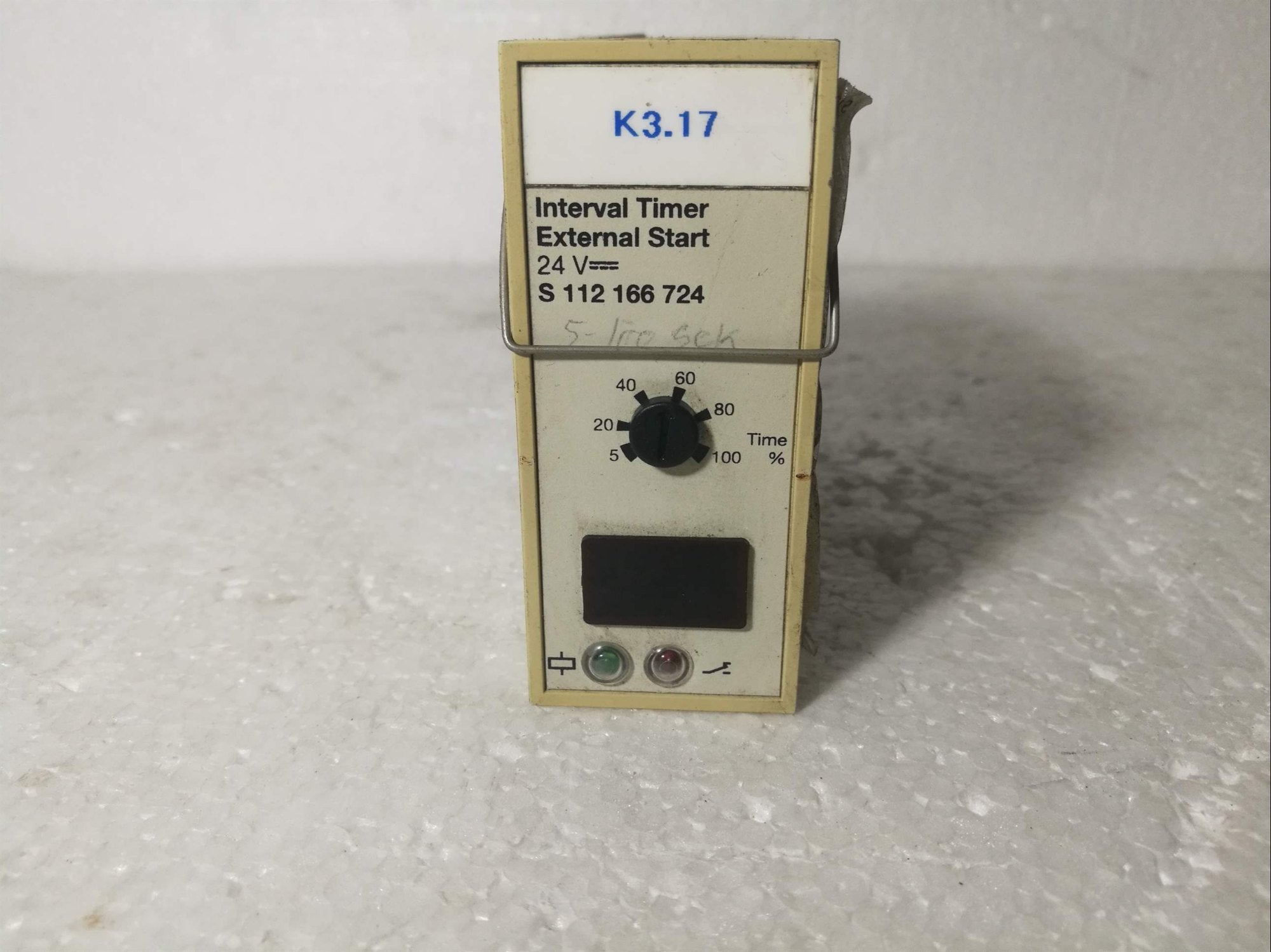 CARLO GAVAZZI INTERVAL TIMER S 112 166 230 EXTERNAL START AG609 | CARLO GAVAZZI