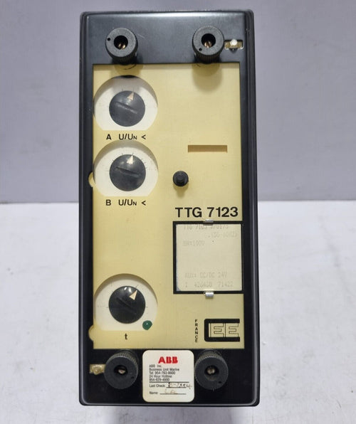 CEE TTG 7123 Undervoltage Relay - ABB Inc. - Electrical Protection-Ram Automations