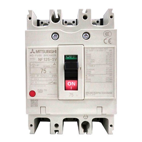 Circuit Breaker- Mitsubishi NF125-SV 3P 100A 690V Main image