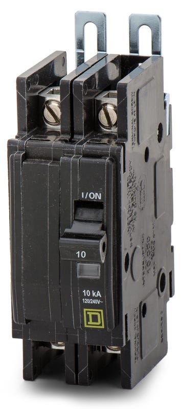 Square D QOU210 Circuit Breaker - 10A, 120/240V, 40°C Rated-Ram Automations
