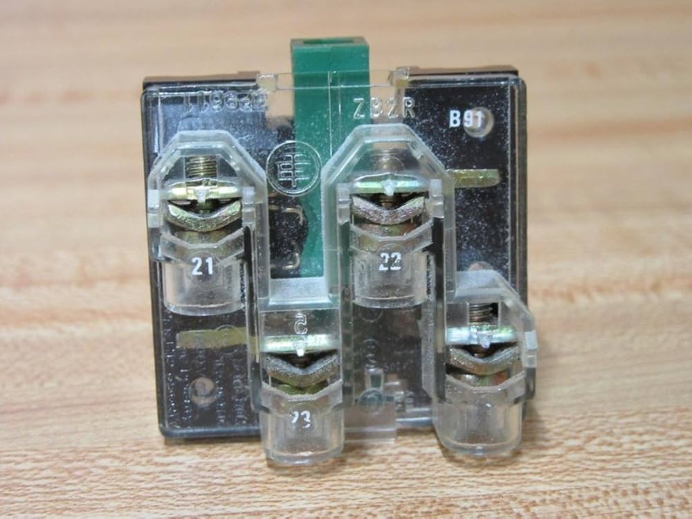 Contact Block Green Push Button | Telemecanique Zb2R B91 Main image