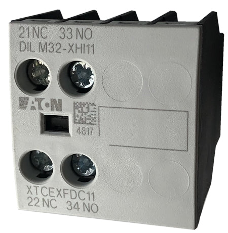Moeller DIL Contact Block M32-xhi11 - 16A, Reliable Industrial Component-Ram Automations