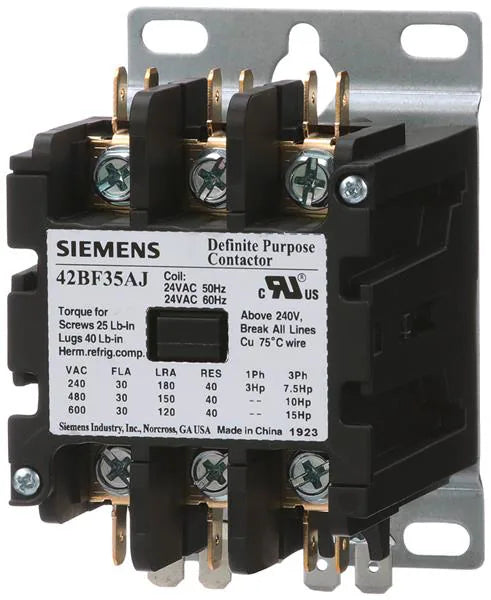 Contactor 24V Siemens 42BF35AJAJN Main image