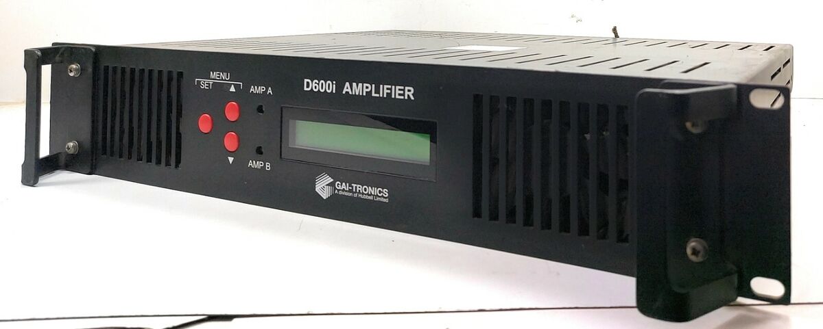 D600I Amplifier - GAI-TRONICS Equipment | GAI-TRONICS Main image