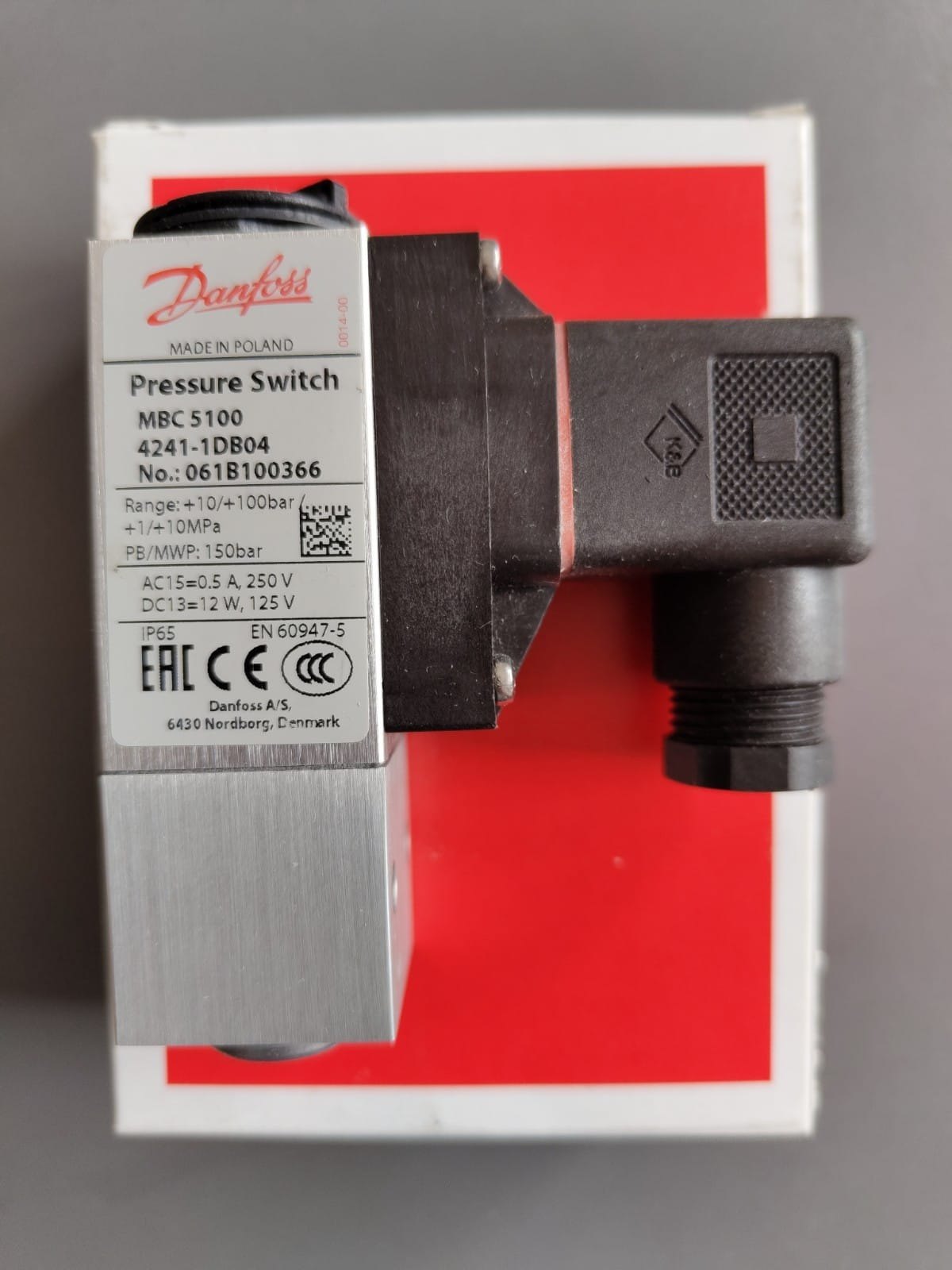 Danfoss MBC 5100-3641-1DB04 Pressure Control for H223 Applications