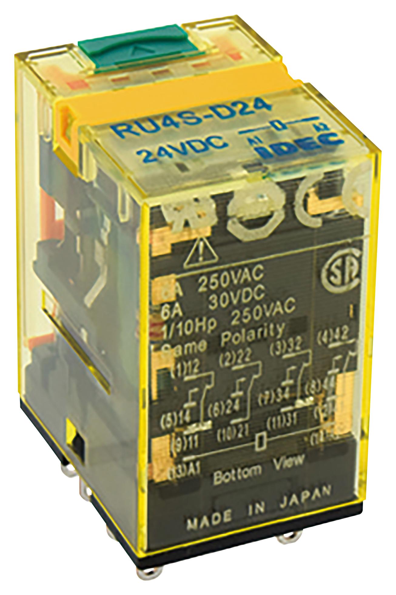 Dc24V Auxiliary Relay Ry4S-Ld | Idec Main image