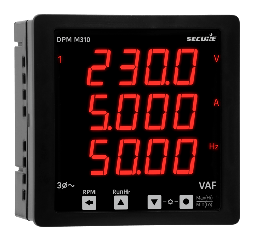 DEIF 18829/1 Panel Meter for Monitoring Voltage Levels up to 600V Main image