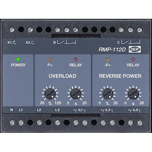 DEIF RMP-112D Relay for Overload and Reverse Power Protection Main image