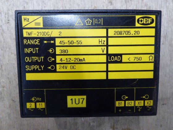 DEIF TMF-210DG/2 Variable Speed Drive | Freq Converter Main image