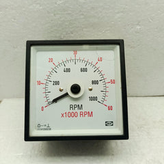 DEIF XL96 RPM Meter 0-1000 | Precise Tachometer