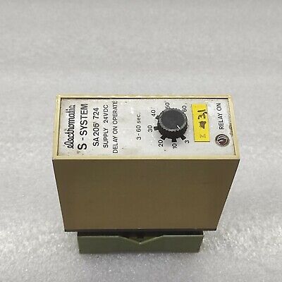 Electromatic Delay On Operate Relay 205724 - 3-60 Sec Timing-Ram Automations