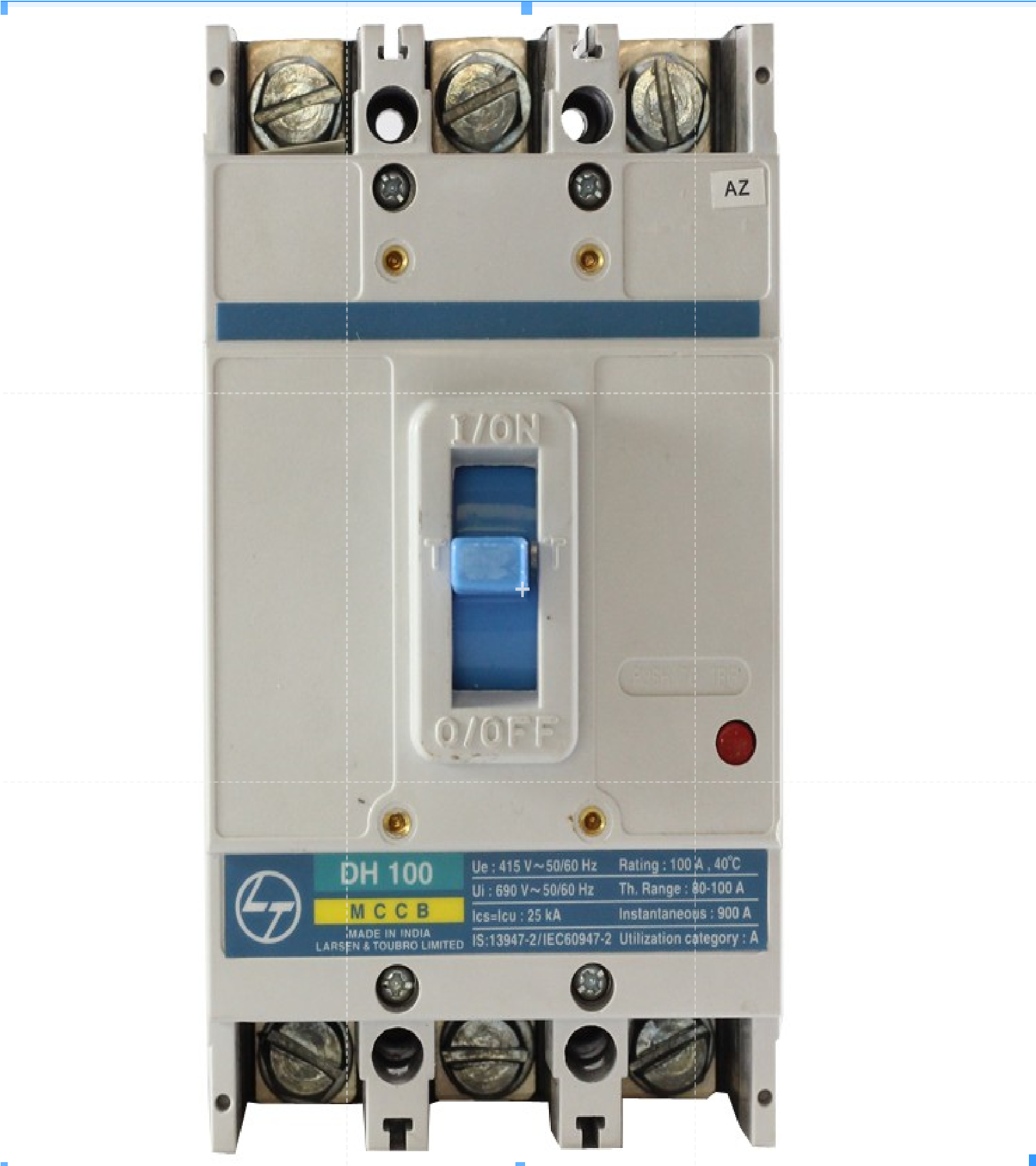 Dh 100 3 Pole Moulded Case Circuit Breaker | Larsen Toubro