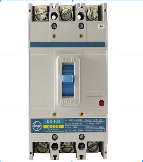 Larsen Toubro DH 100 3 Pole MCCB - Circuit Breaker Protection-Ram Automations
