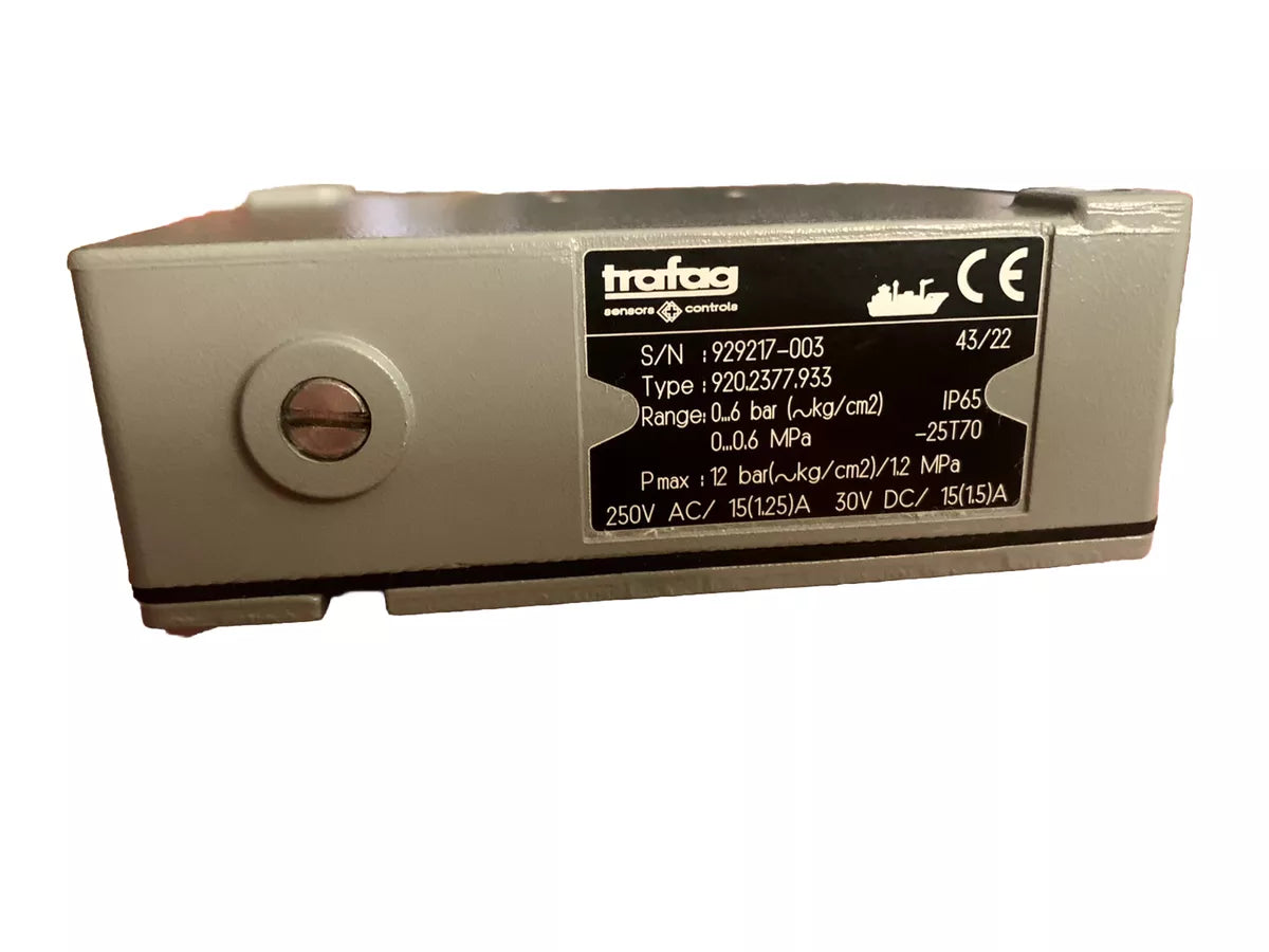 Differential Pressure Switch 0 6 Bar | Trafag 920 2377 933
